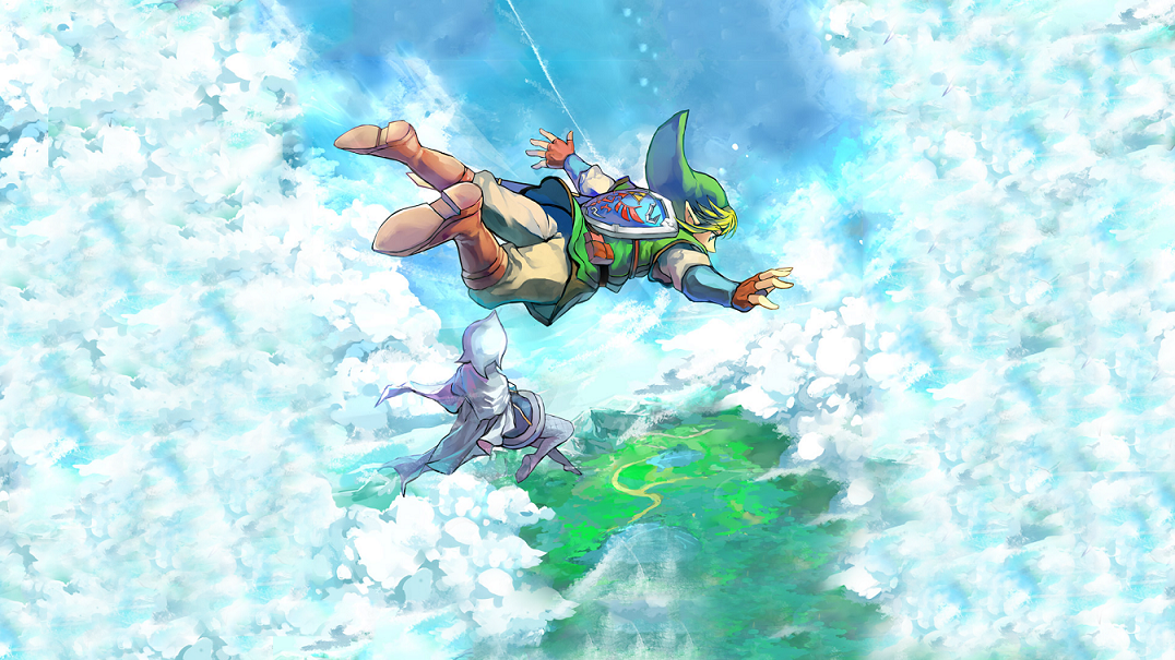 die legende von zelda link wallpaper,extremsport,anime,erfundener charakter,illustration,abenteuer