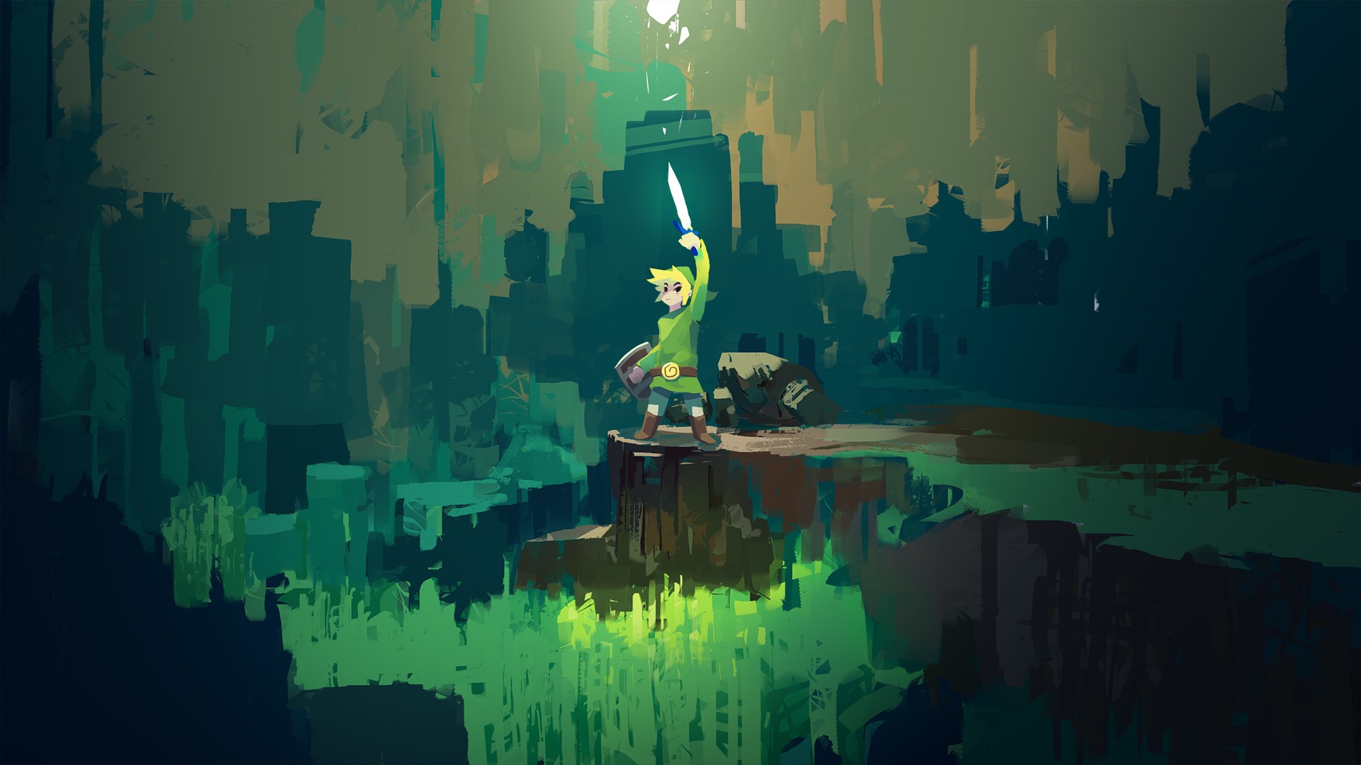the legend of zelda link wallpapers,green,adventure game,screenshot,illustration,world