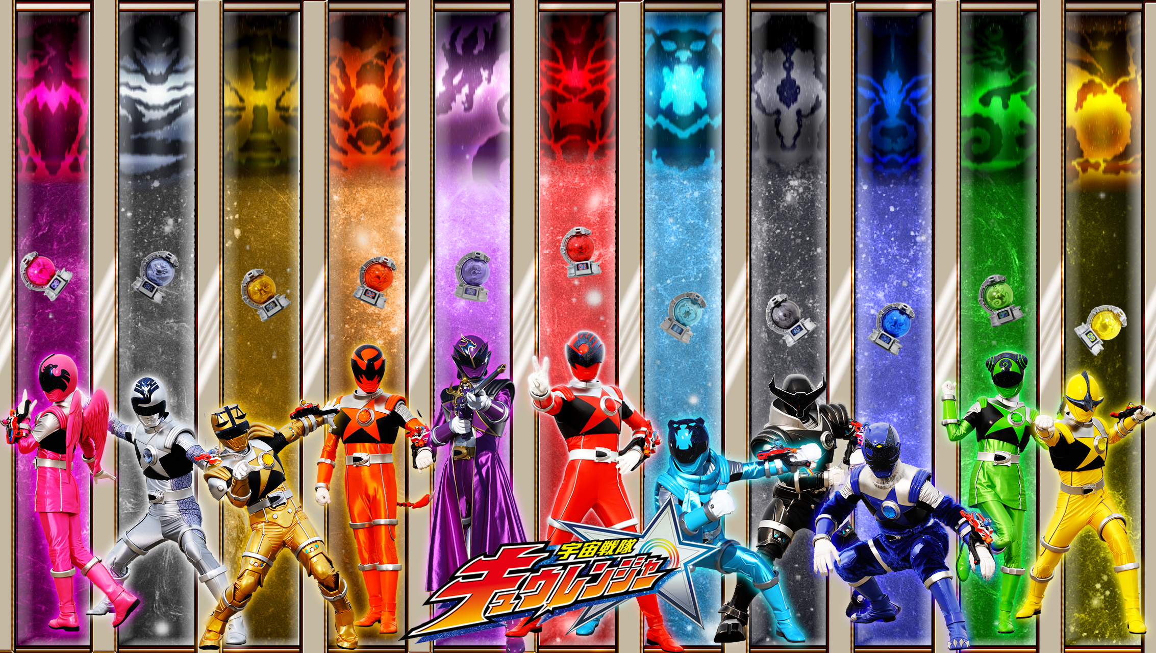 fond d'écran super sentai,collection,jeux