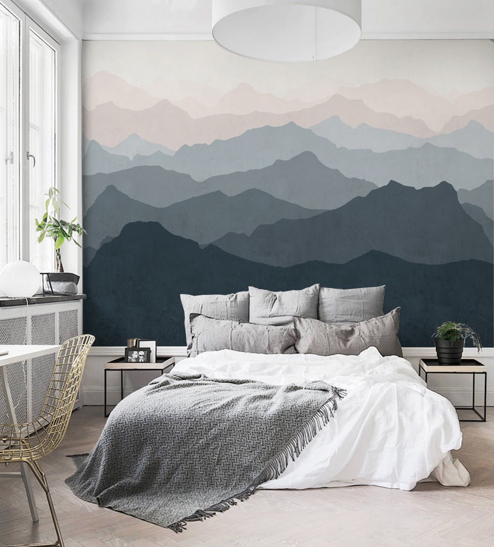 papel pintado simple para paredes,dormitorio,cama,mueble,habitación,pared