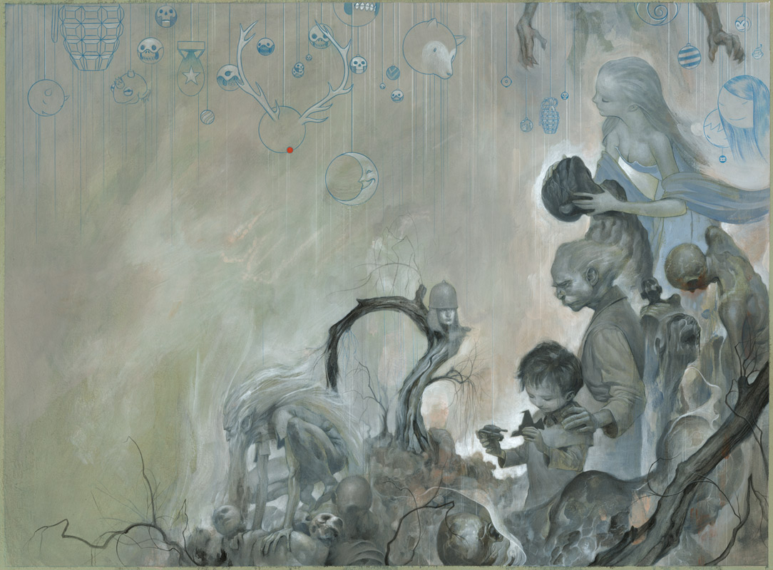 james jean wallpaper,painting,art,visual arts,drawing,modern art