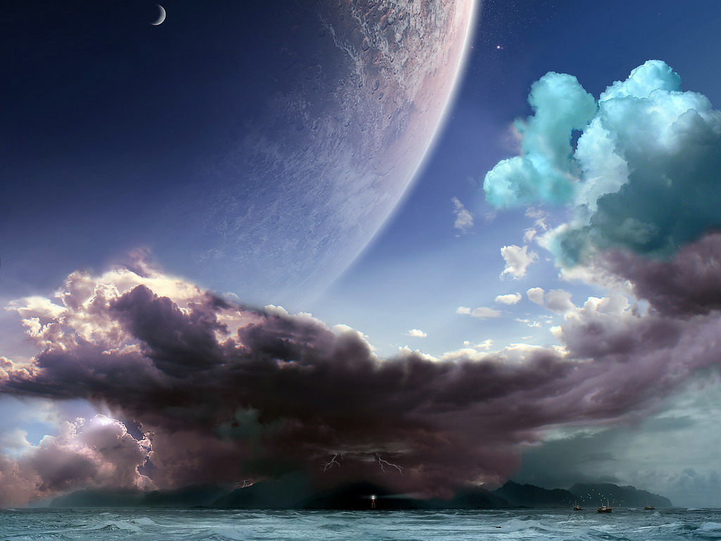 stormy sea wallpaper,sky,nature,cloud,atmosphere,daytime