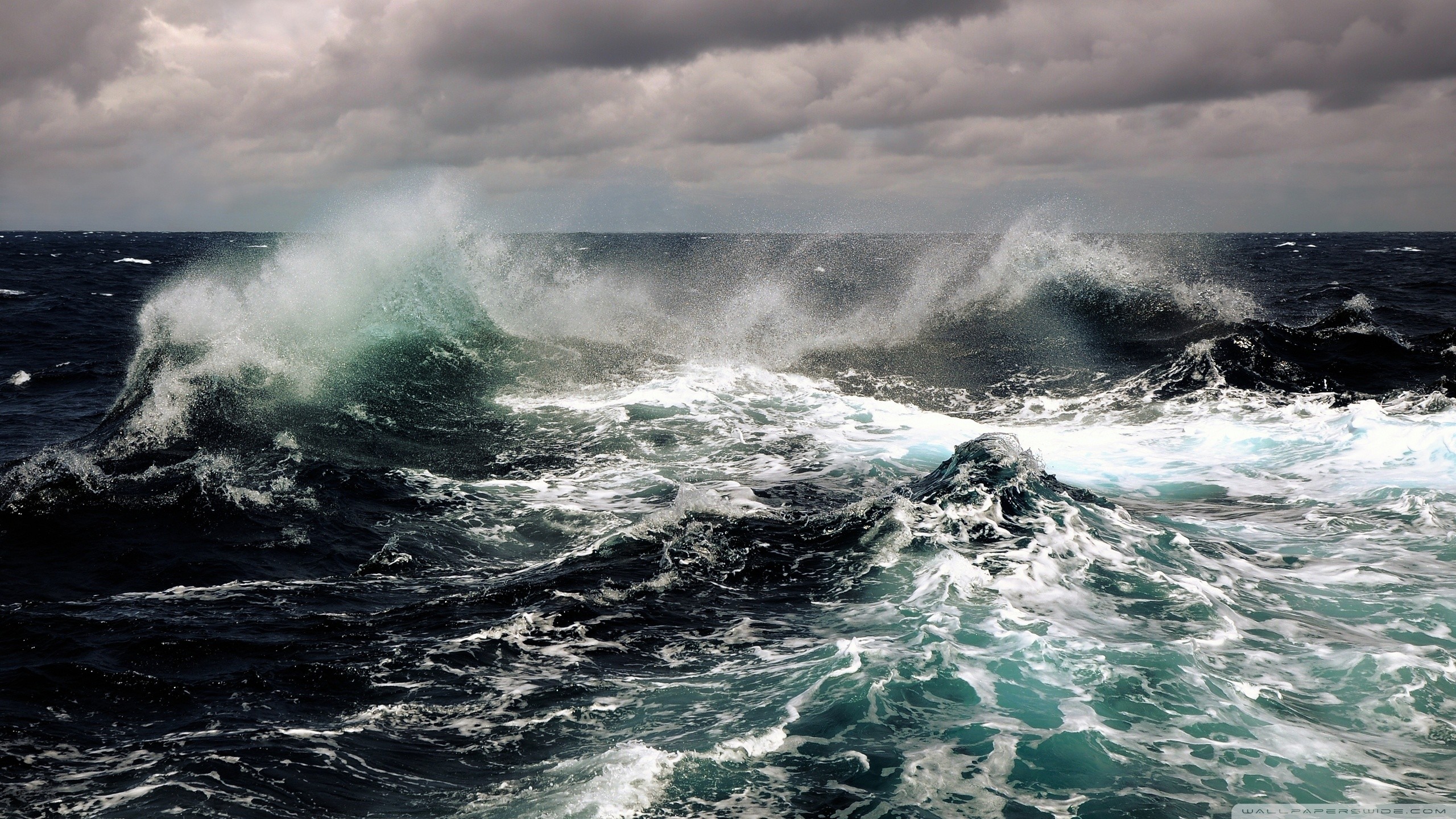 fond d'écran mer orageuse,vague,vague de vent,mer,océan,l'eau