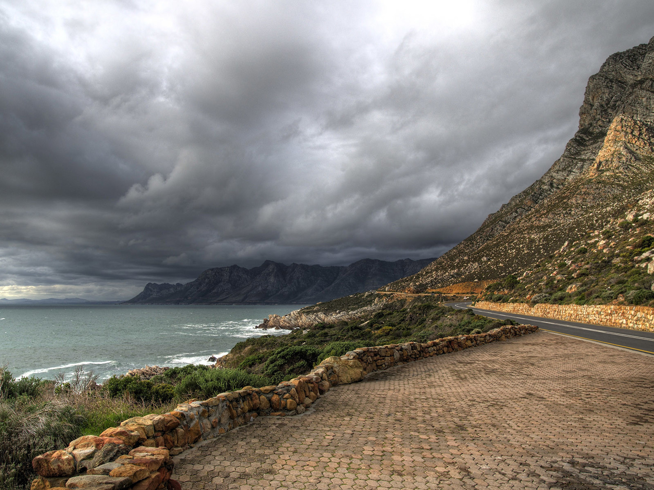 fond d'écran mer orageuse,ciel,la nature,côte,nuage,mer