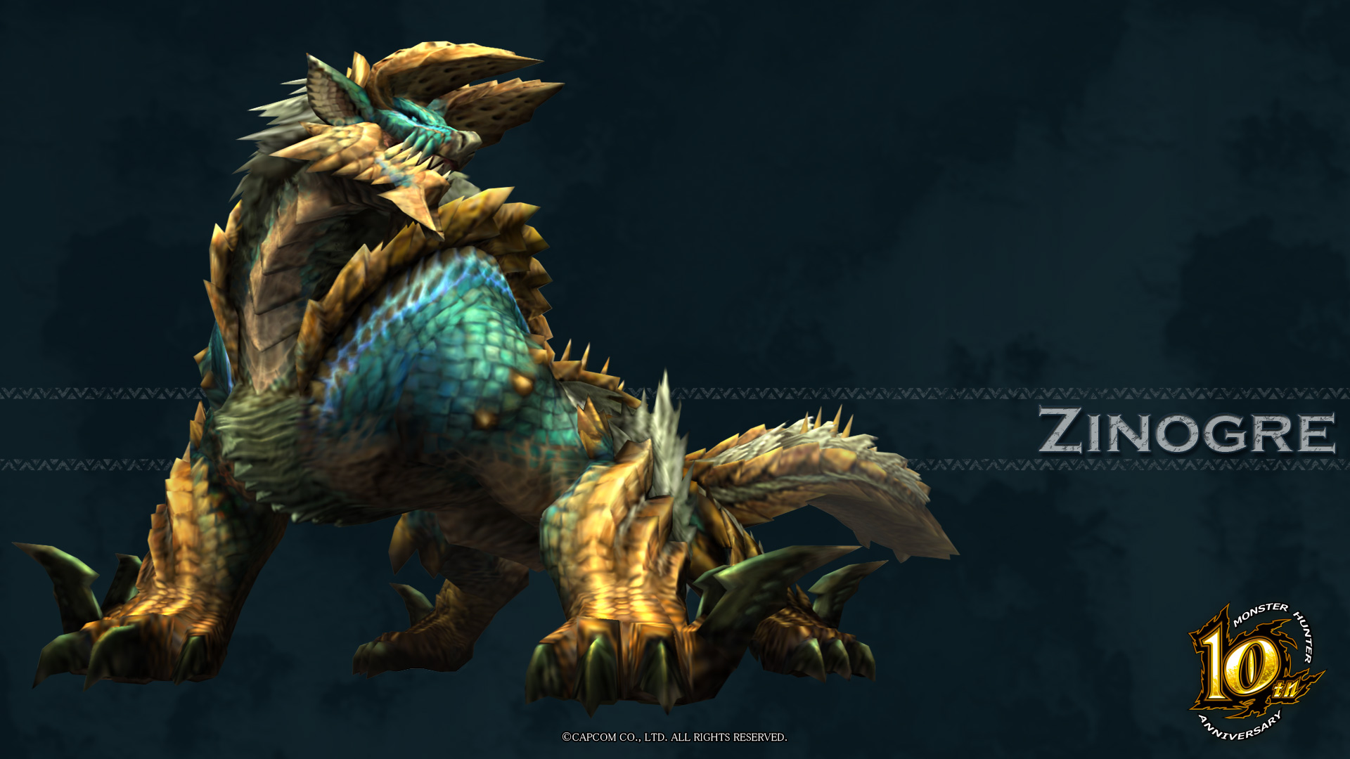 zinogre wallpaper,action adventure game,pc game,dragon,cg artwork,games