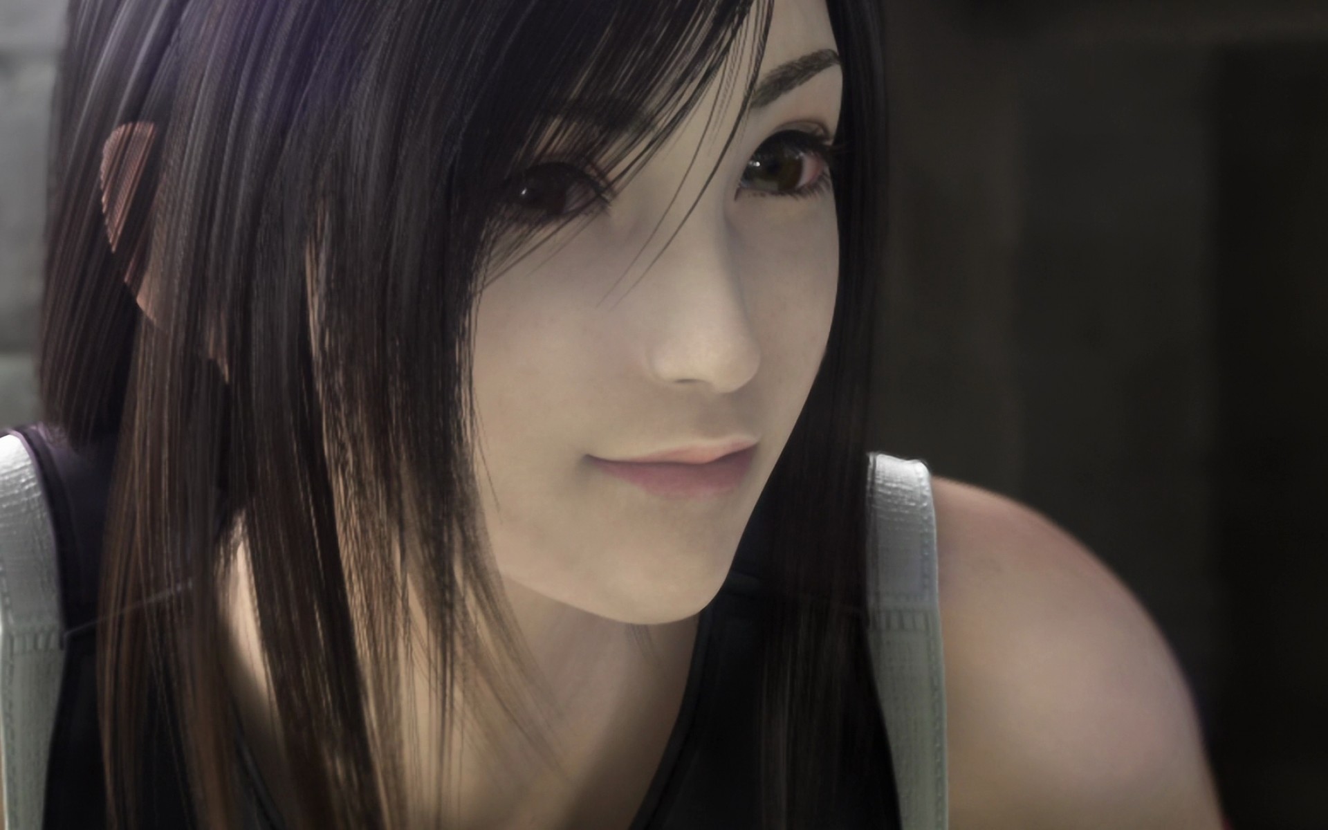 tifa lockhart wallpaper,haar,gesicht,lippe,frisur,schwarzes haar