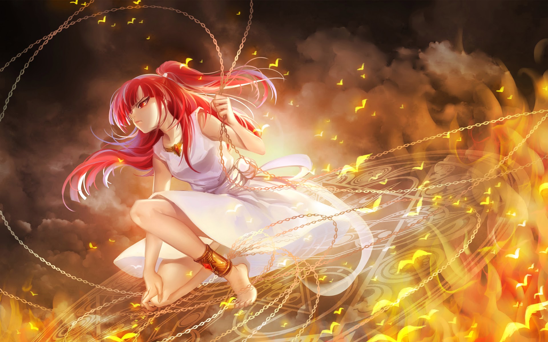 fond d'écran anime magi,oeuvre de cg,anime,illustration,personnage fictif,graphique