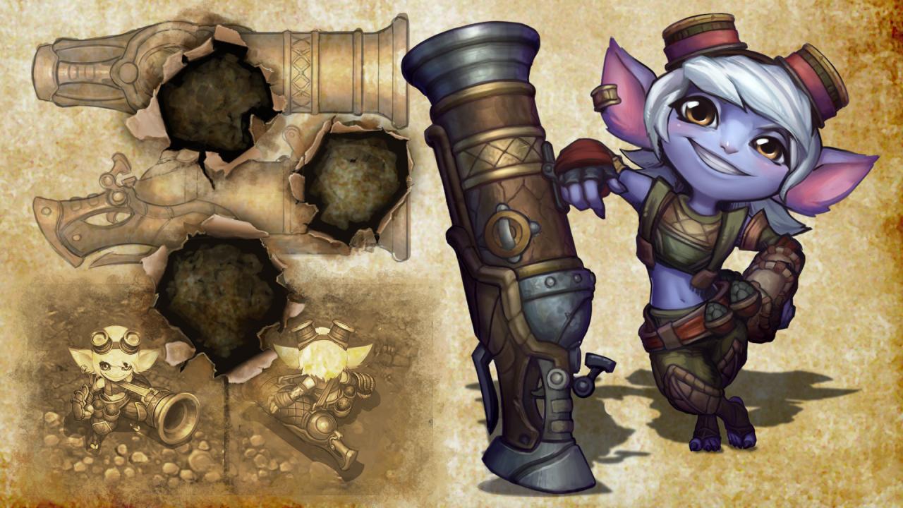 tristana wallpaper,cartoon,illustration,fictional character,art,adventure game