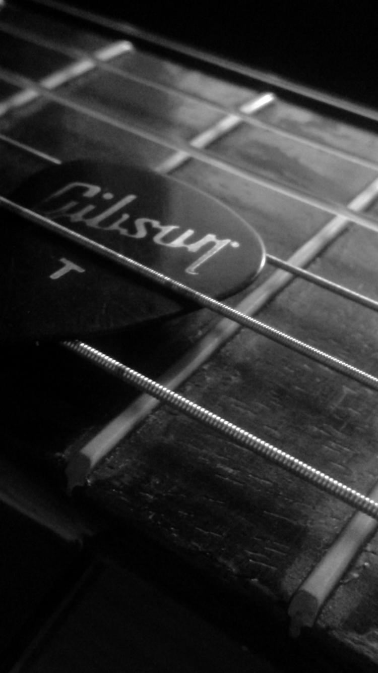 gibson iphone wallpaper,black,black and white,text,font,monochrome