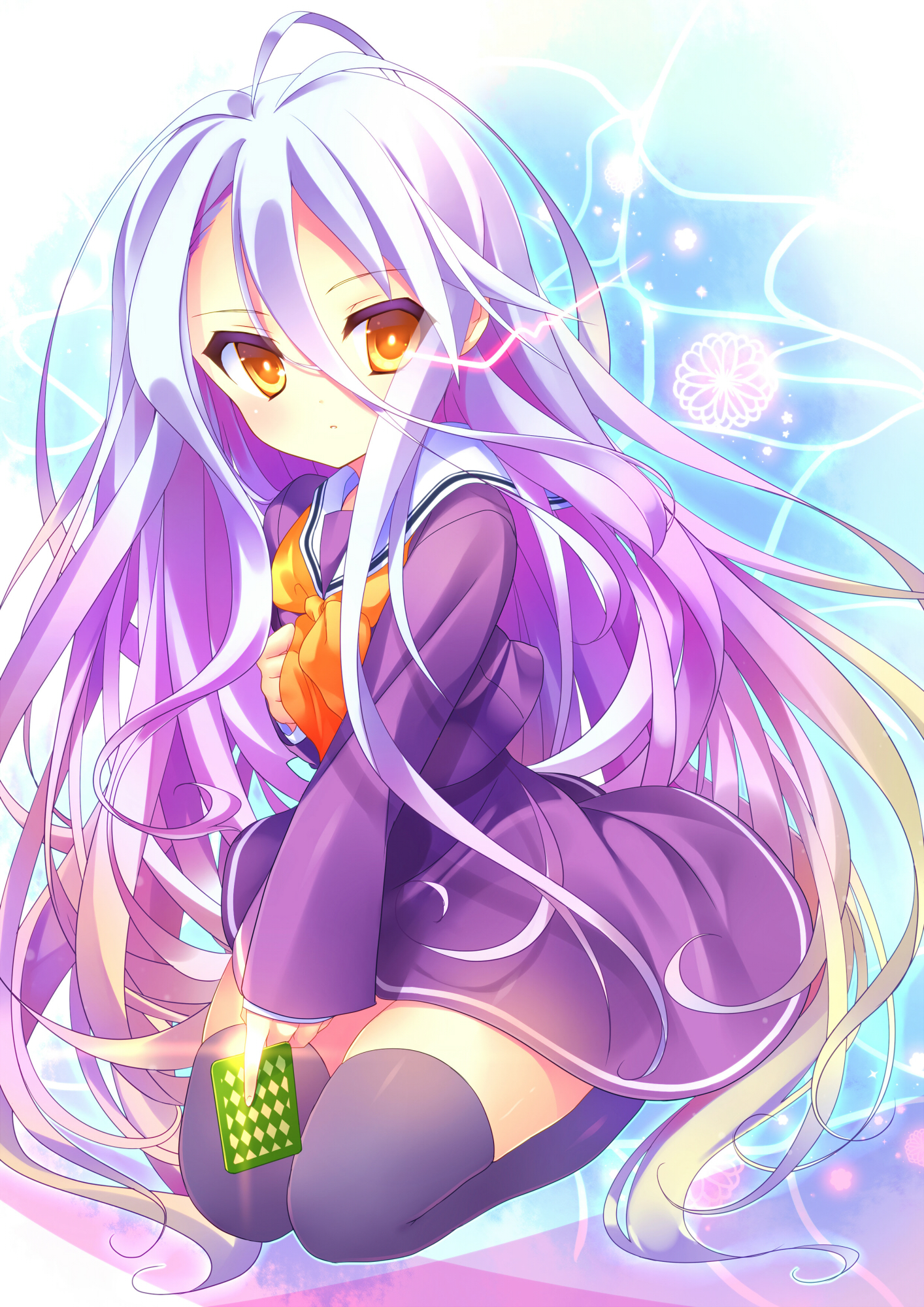 shiro no game no life fond d'écran,dessin animé,anime,oeuvre de cg,violet,violet