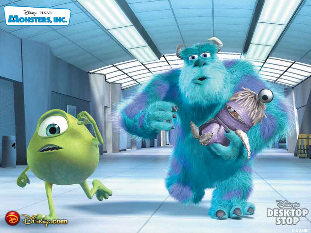 monster inc fondos de pantalla hd,dibujos animados,dibujos animados,juegos,animación,hocico