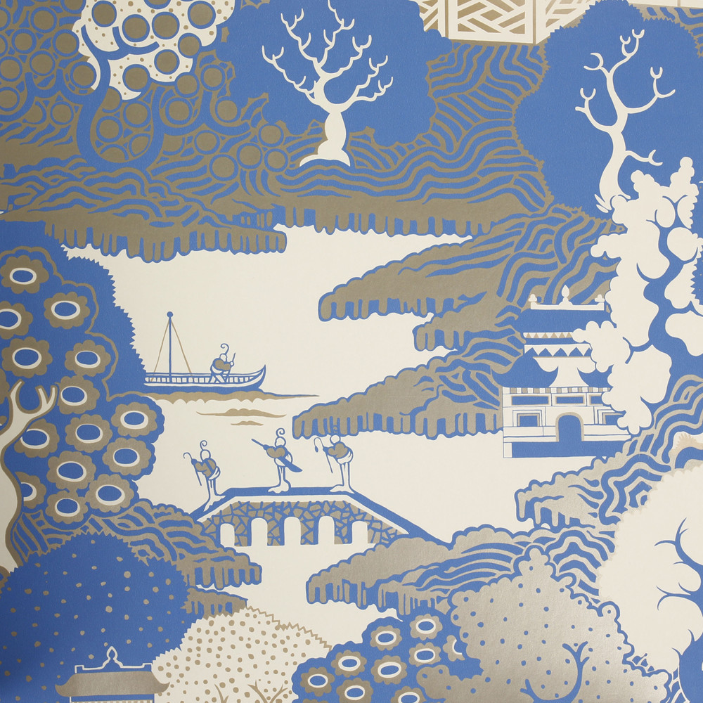 willow pattern wallpaper,blue,pattern,blue and white porcelain,design,wallpaper