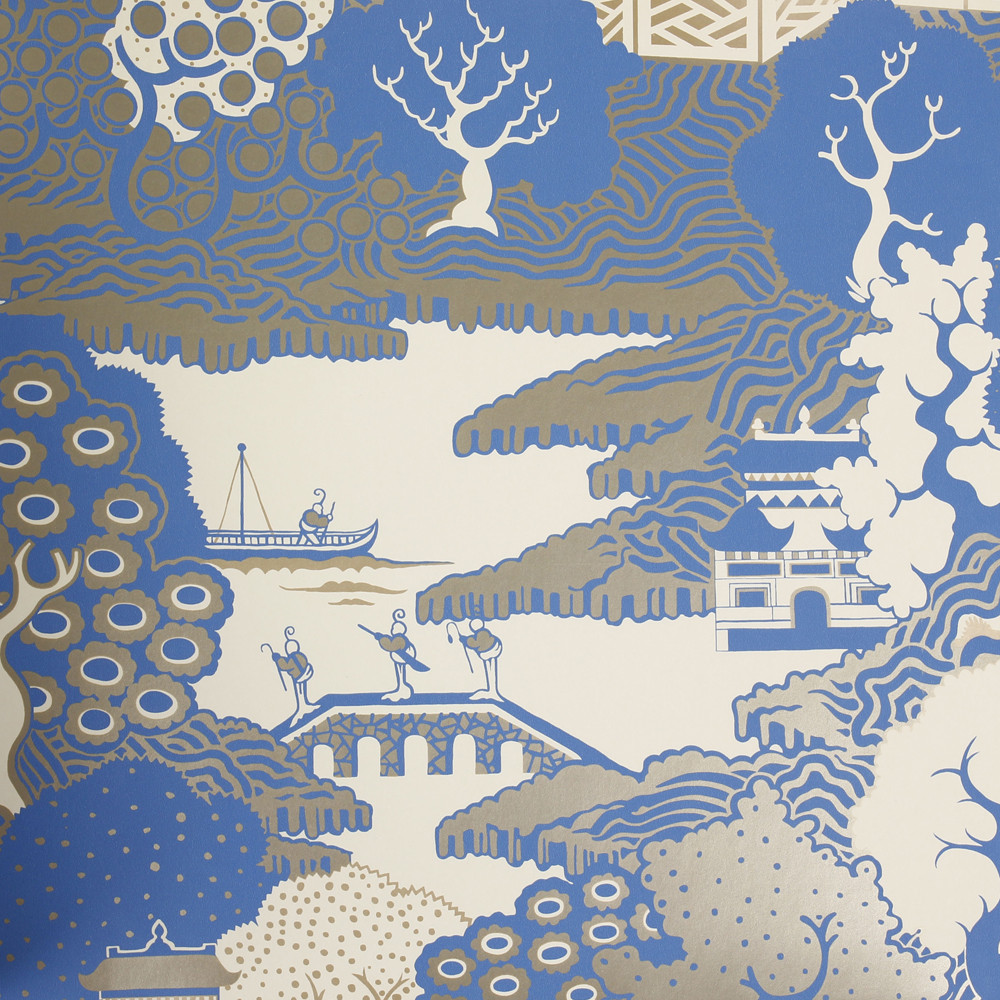 willow pattern wallpaper,blue,pattern,blue and white porcelain,design