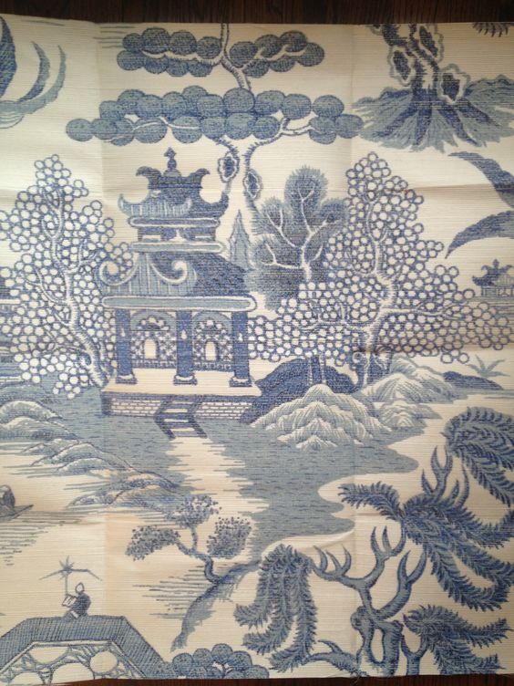 willow pattern wallpaper,textile,art,pattern,visual arts,blue and white porcelain