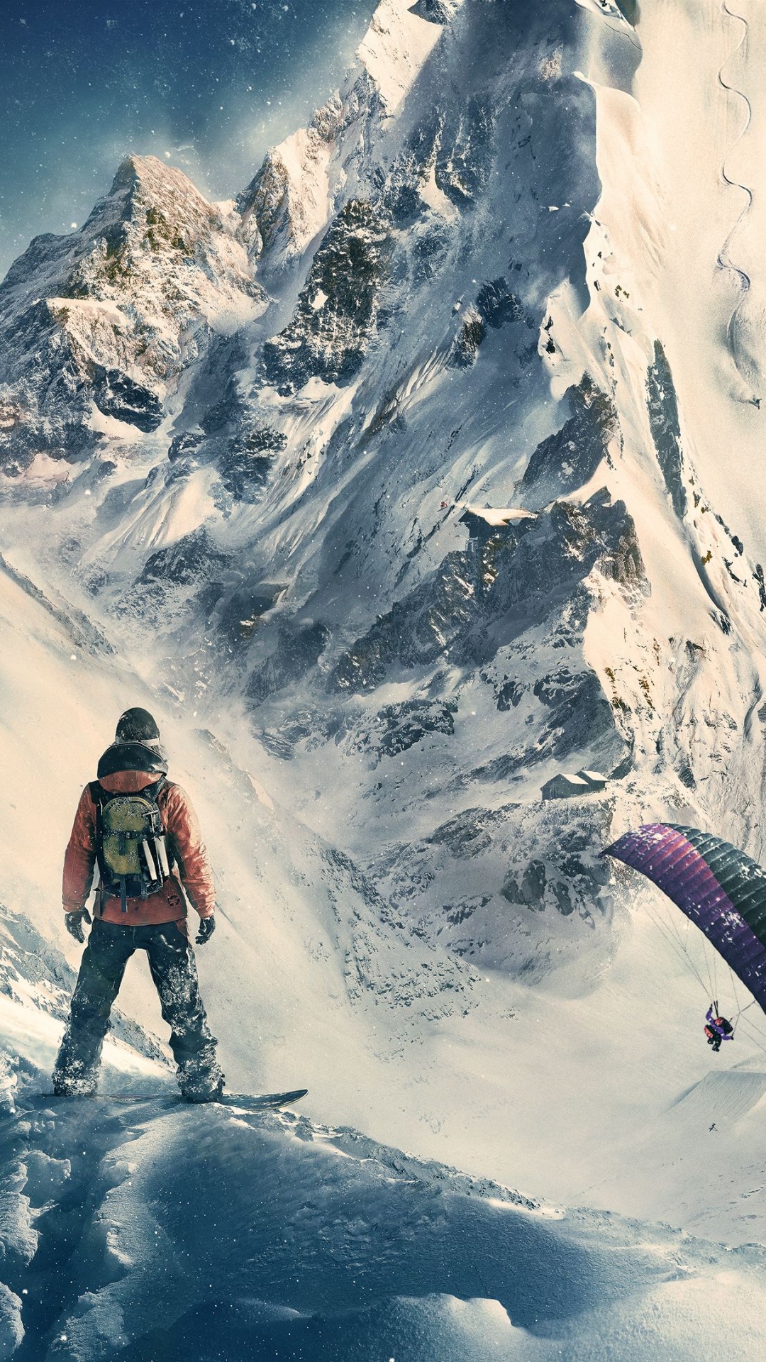 fondo empinado,nieve,montaña,alpinismo,cordillera,deporte extremo