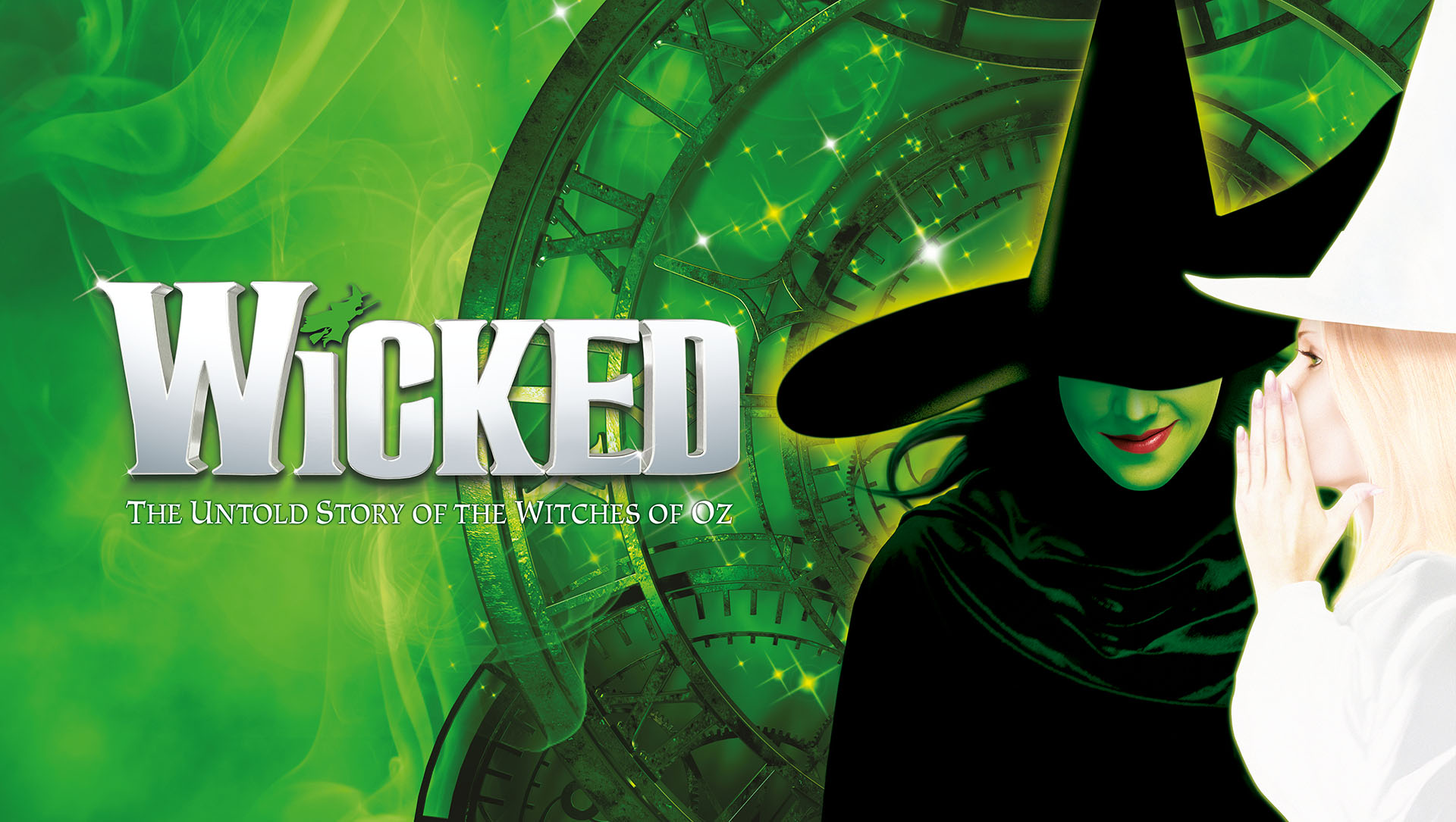 wicked wallpaper,green,font,fictional character,graphic design,illustration