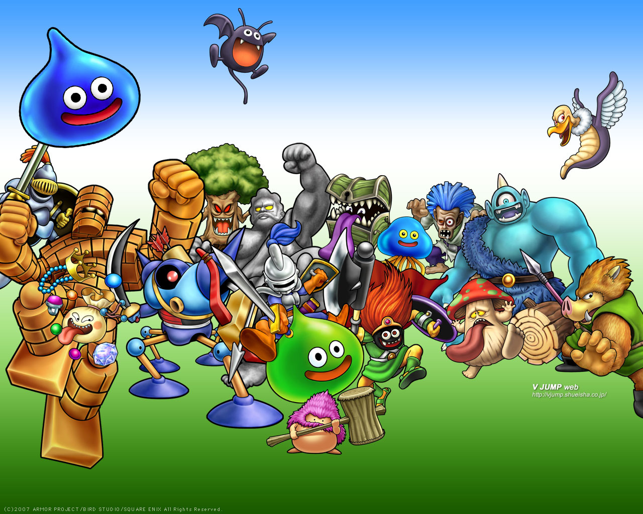 dq wallpaper,animierter cartoon,karikatur,computerspiel,spiele,erfundener charakter