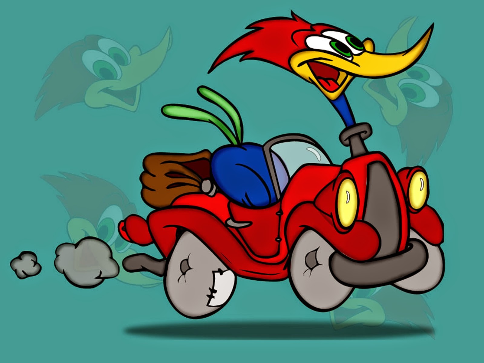 Woody Woodpecker Wallpaper Cartoon Animated Cartoon Illustration Mode Of Transport Fictional Character 225950 Wallpaperuse