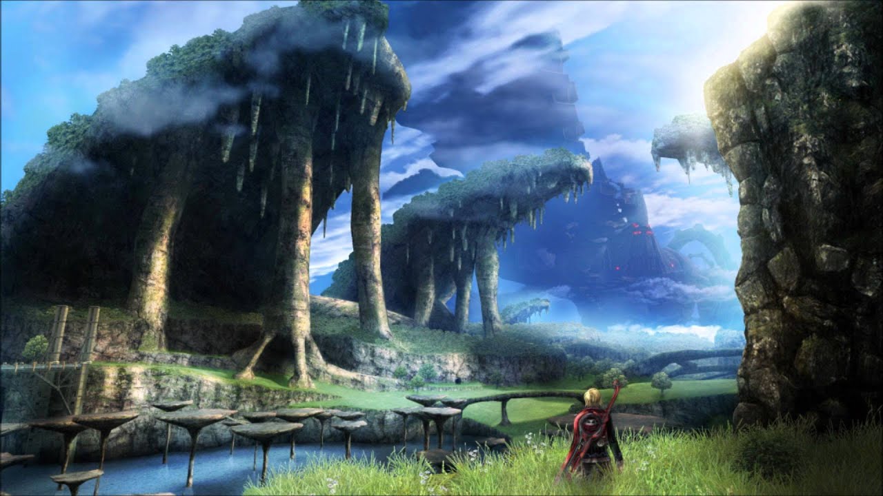 xenoblade chronicles wallpaper,action adventure game,nature,natural landscape,pc game,environmental art