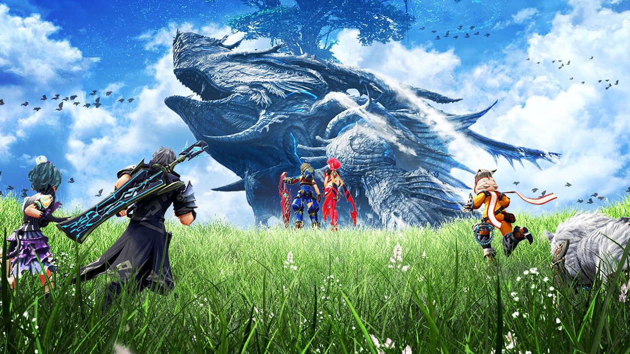 fondo de pantalla de xenoblade chronicles,juego de acción y aventura,juego de pc,juegos,pradera,ilustración