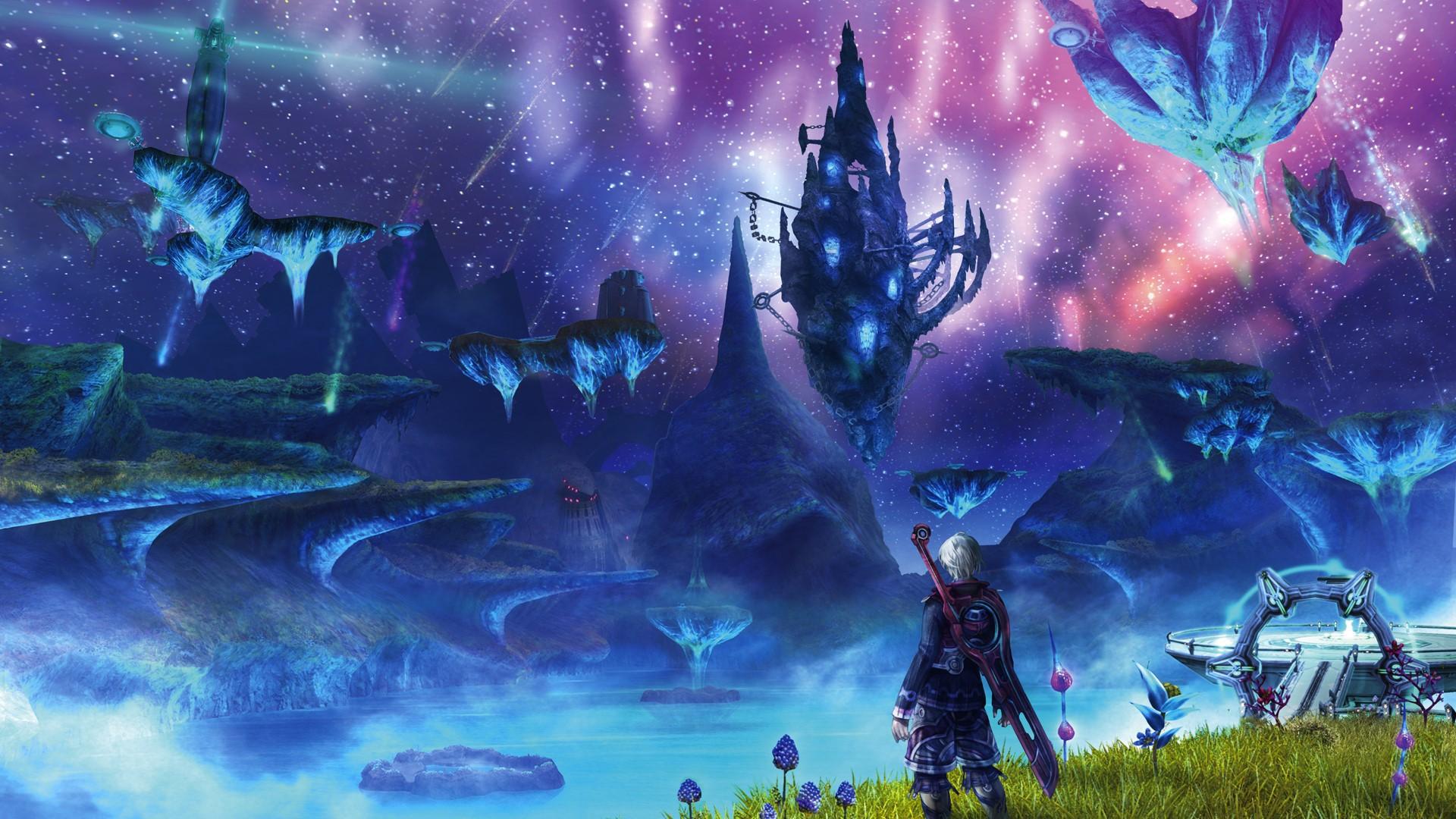 xenoblade chroniken wallpaper,cg kunstwerk,erfundener charakter,spiele,action adventure spiel,platz