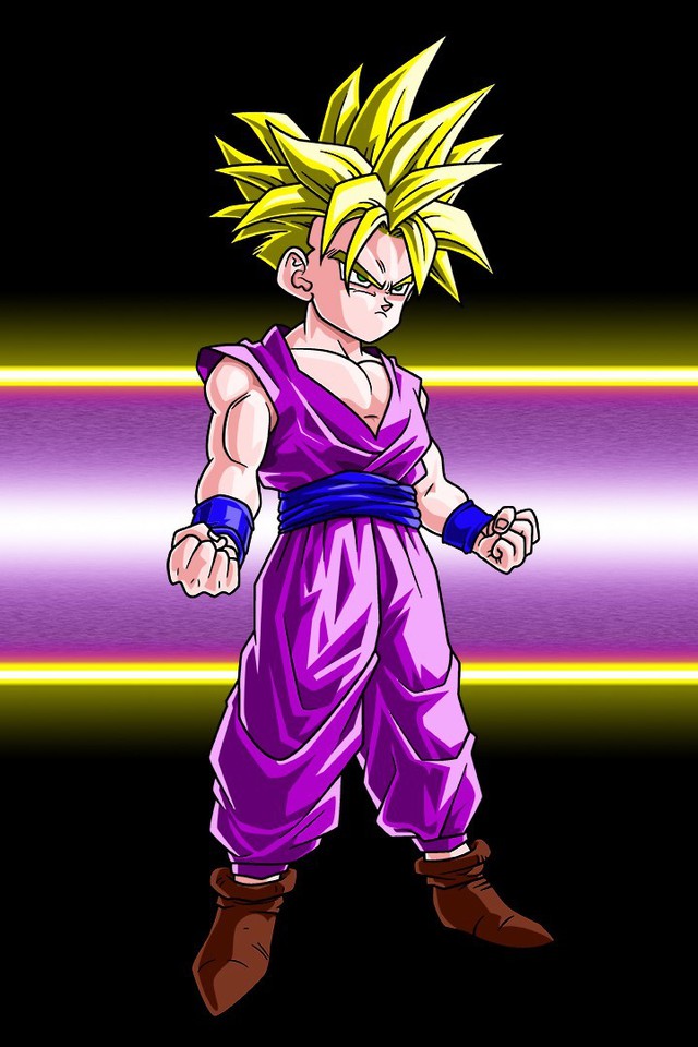 gohan iphone wallpaper,anime,cartoon,dragon ball,fictional character,artwork