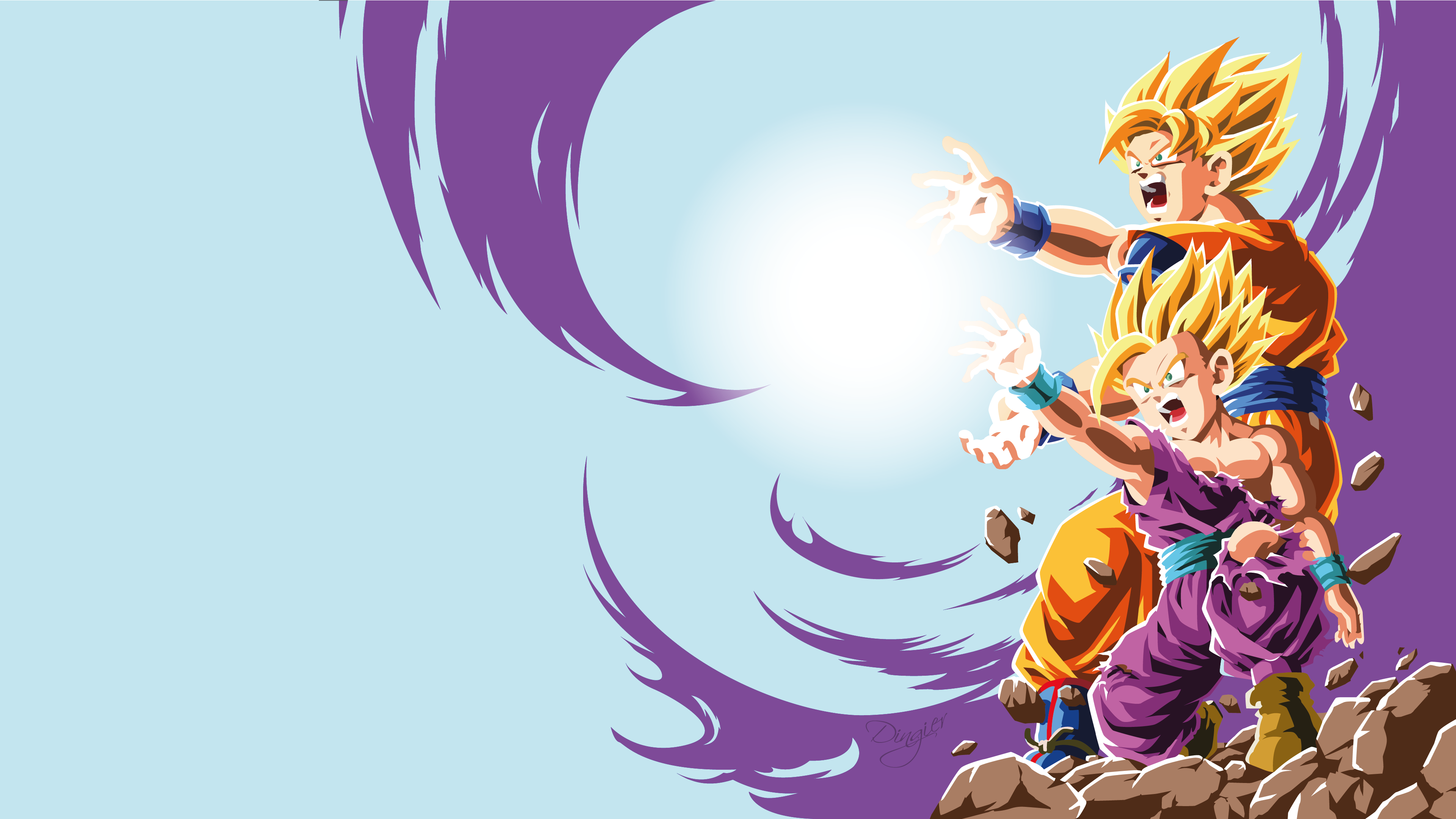 gohan iphone wallpaper,cartoon,anime,dragon ball,fictional character,animated cartoon