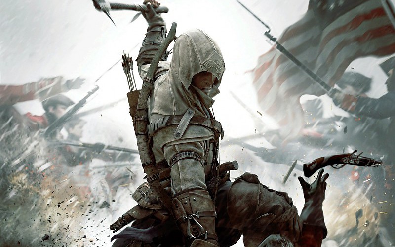 sfondo di connor kenway,gioco di avventura e azione,soldato,gioco per pc,esercito,cg artwork