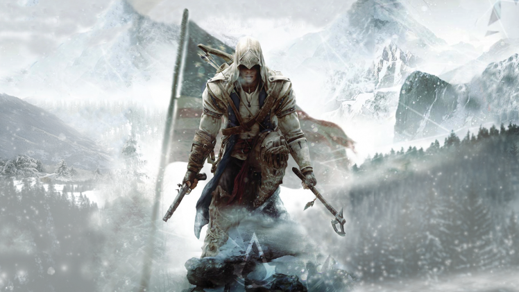 sfondo di connor kenway,gioco di avventura e azione,cg artwork,gioco per pc,mitologia,giochi