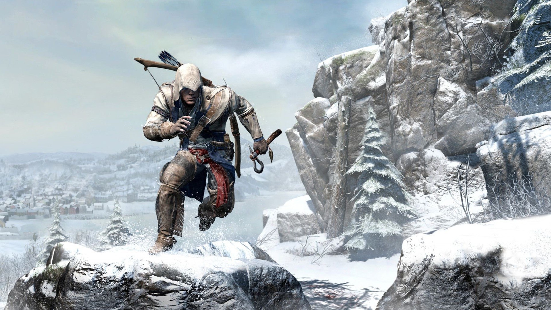 connor kenway wallpaper,action adventure game,pc game,screenshot,games,adventure game