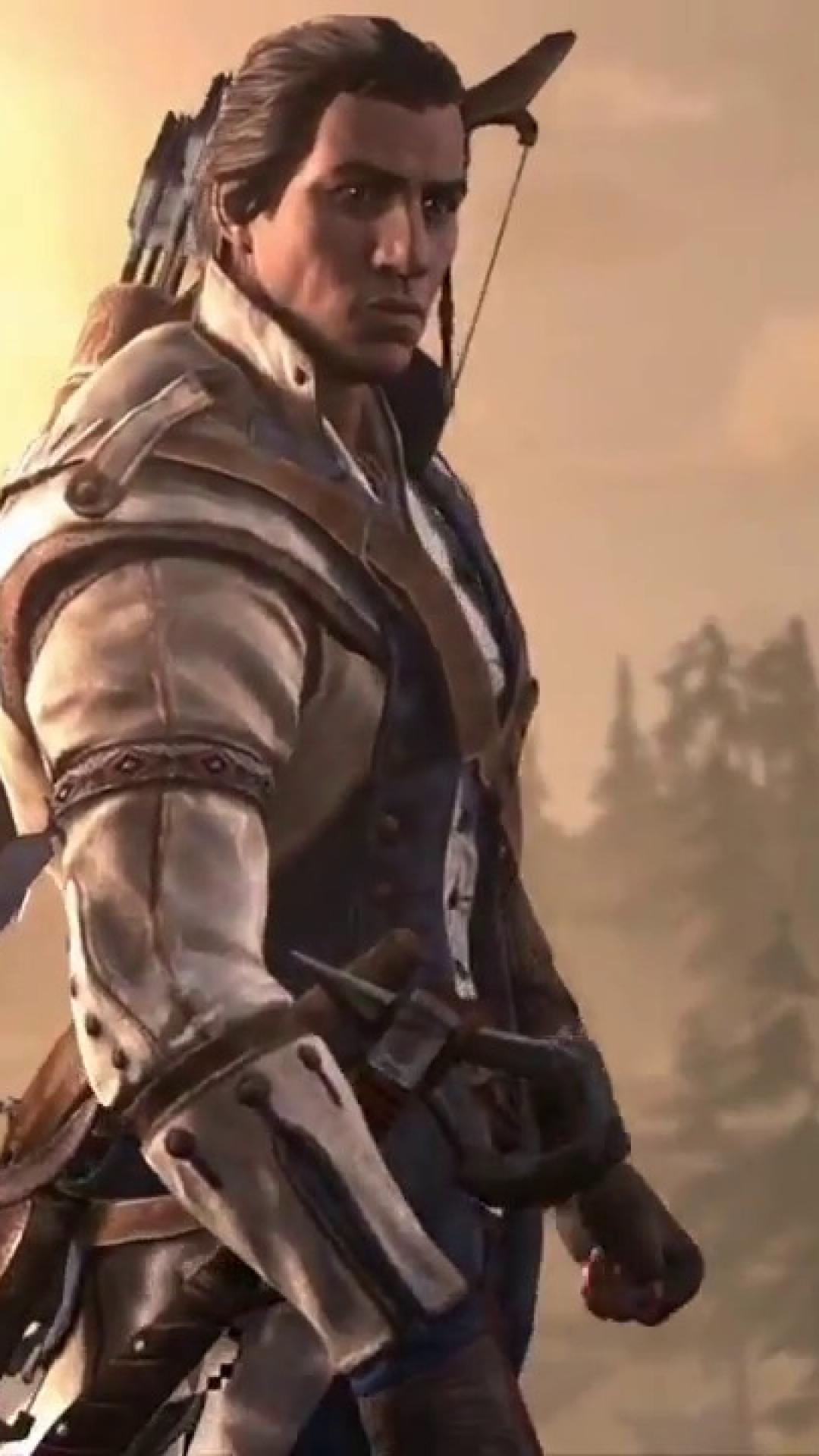 fondo de pantalla de connor kenway,juego de acción y aventura,cuero,chaqueta de cuero,chaqueta,yelmo