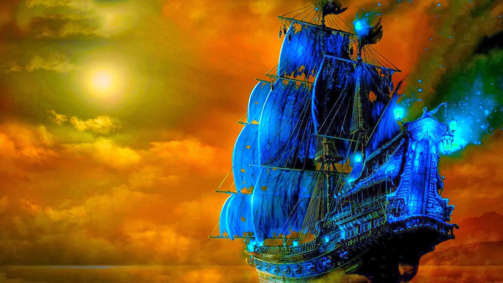 best computer wallpapers hd,blue,light,sky,ship,vehicle