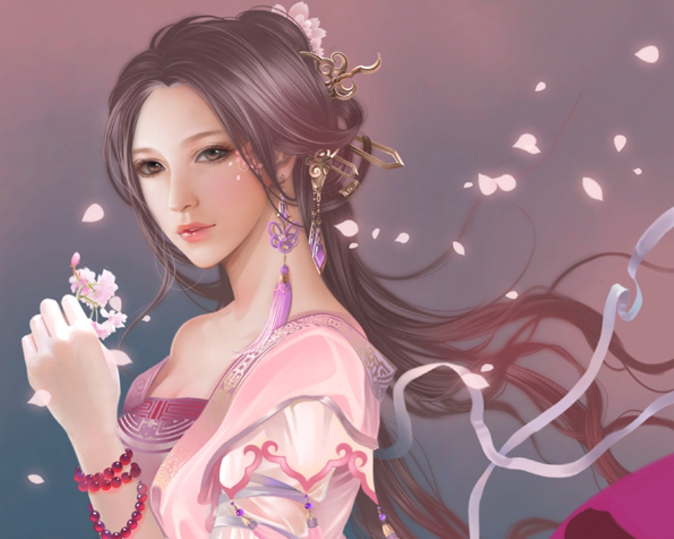 hot fantasy girl wallpaper,pink,cg artwork,beauty,illustration,fictional character