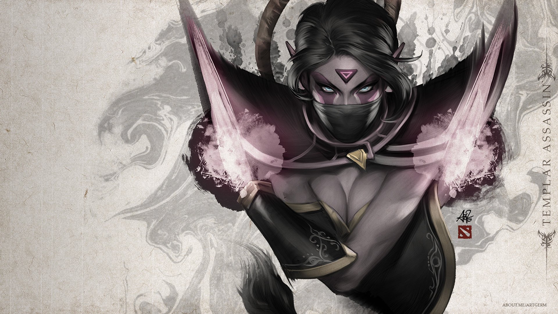 templar assassin wallpaper,illustration,demon,art,cg artwork,fictional character