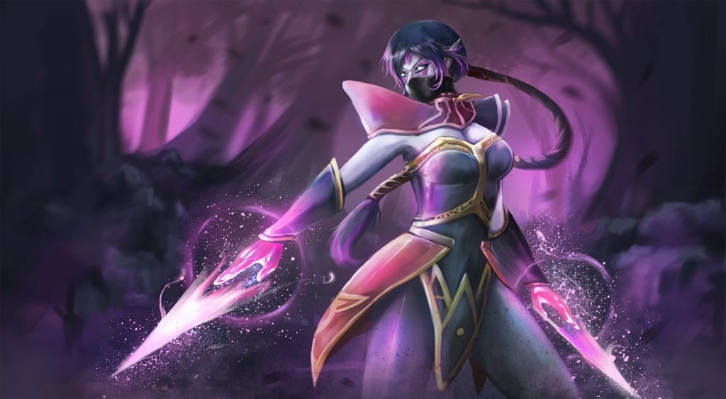 templar assassin wallpaper,cg artwork,fictional character,darkness,anime,illustration