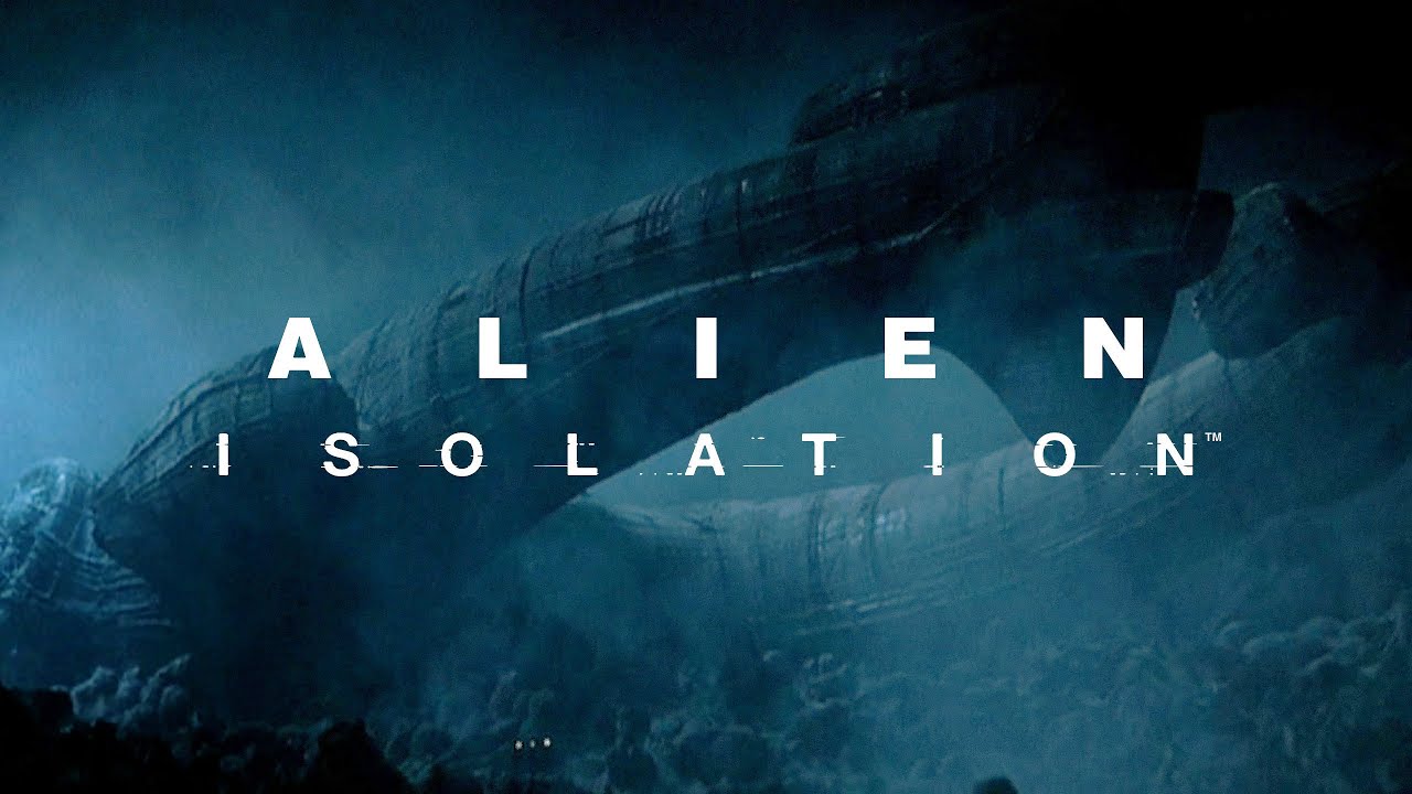 alien isolation wallpaper,blau,himmel,schriftart,grafikdesign,wolke