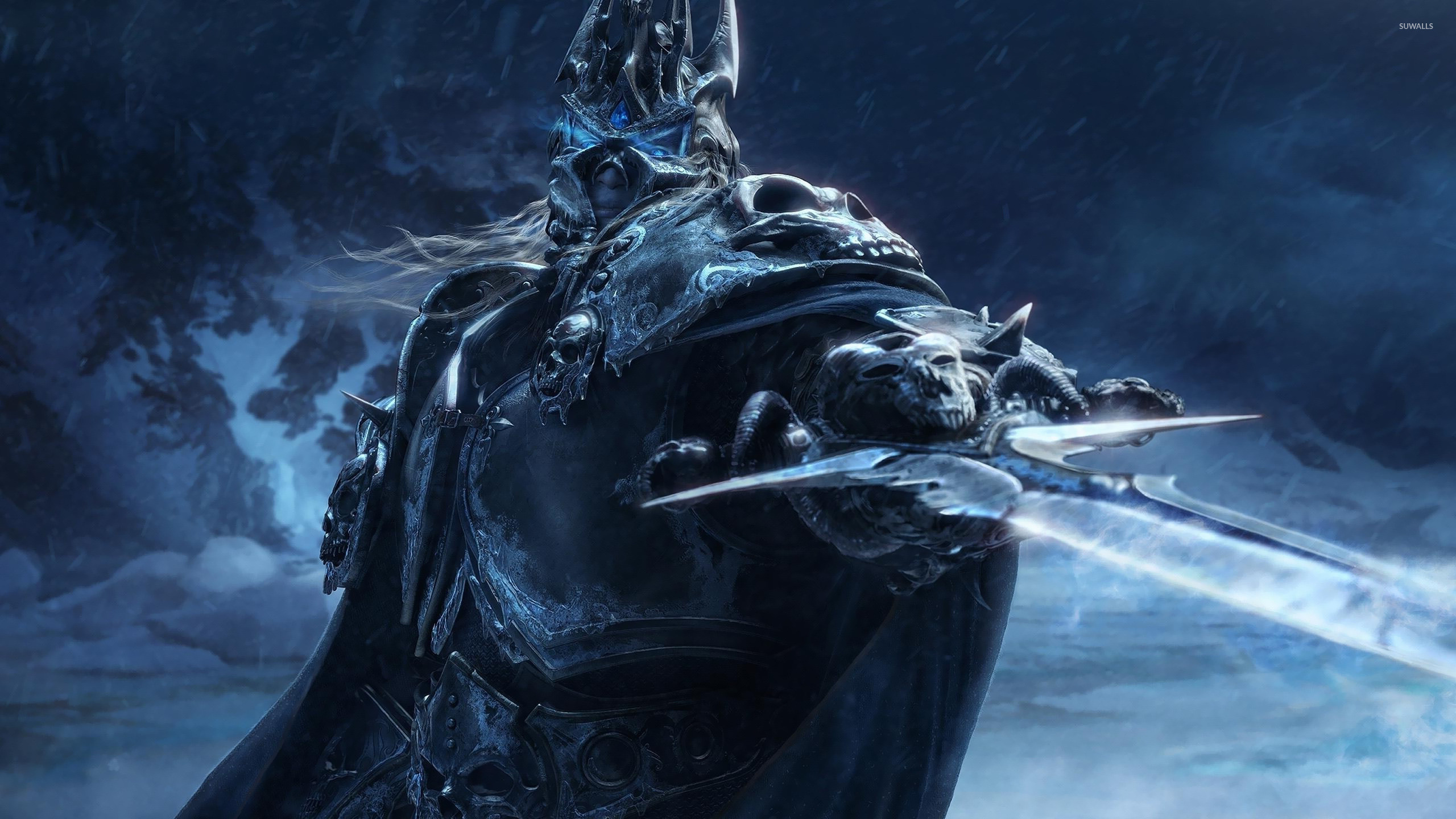 lich king animated wallpaper,cg artwork,action adventure game,digital compositing,games,pc game