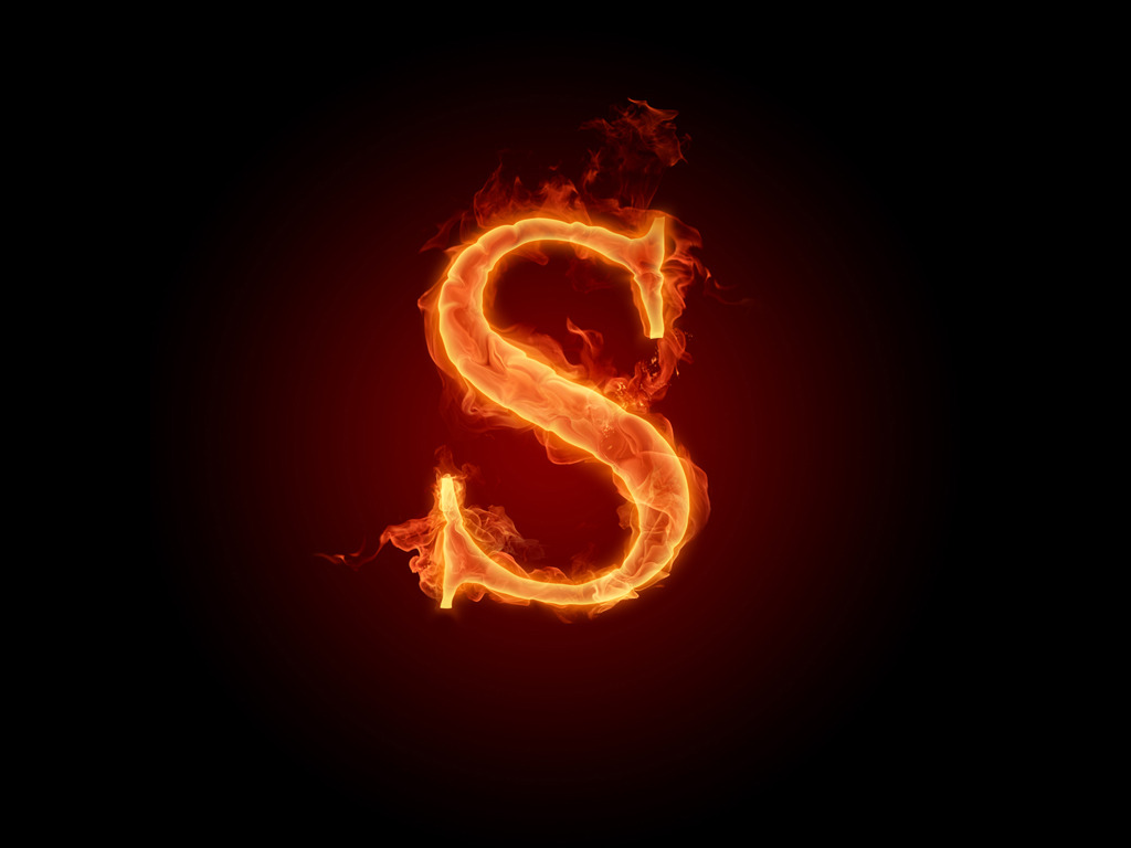 s alphabet wallpaper für facebook,flamme,hitze,schriftart,orange,feuer