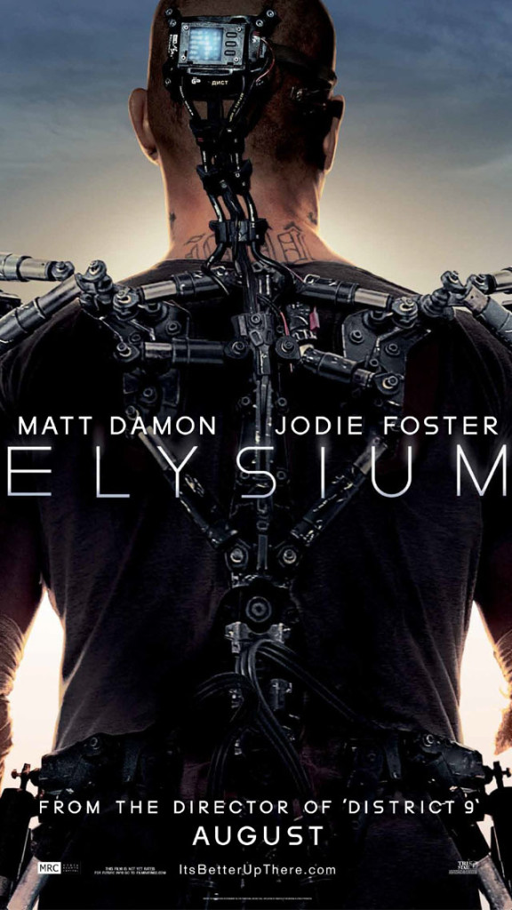 elysium wallpaper,sleeve,movie,poster,font,neck