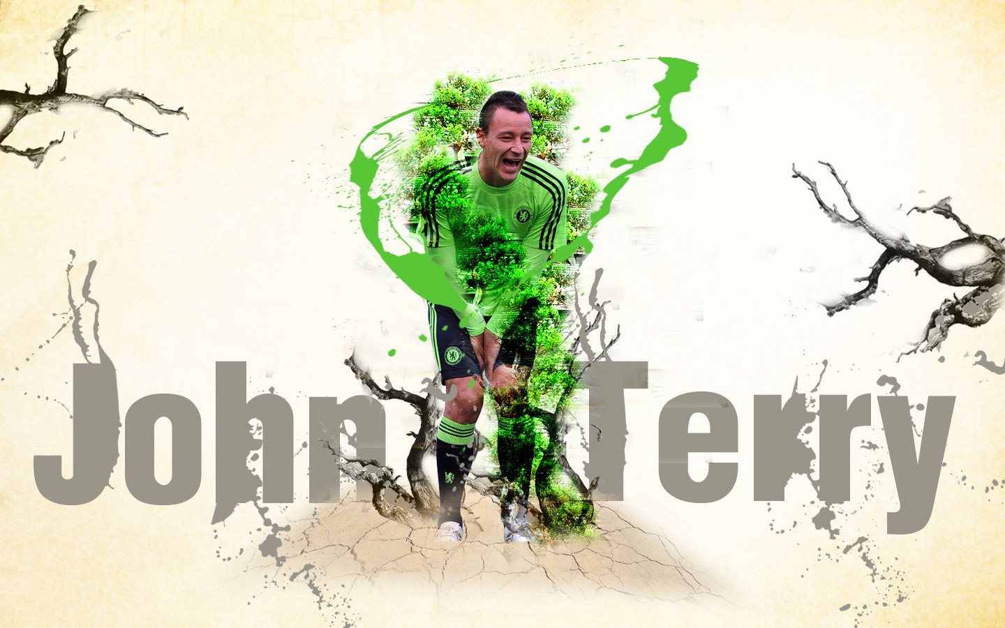 john terry tapete,grün,text,grafikdesign,illustration,schriftart