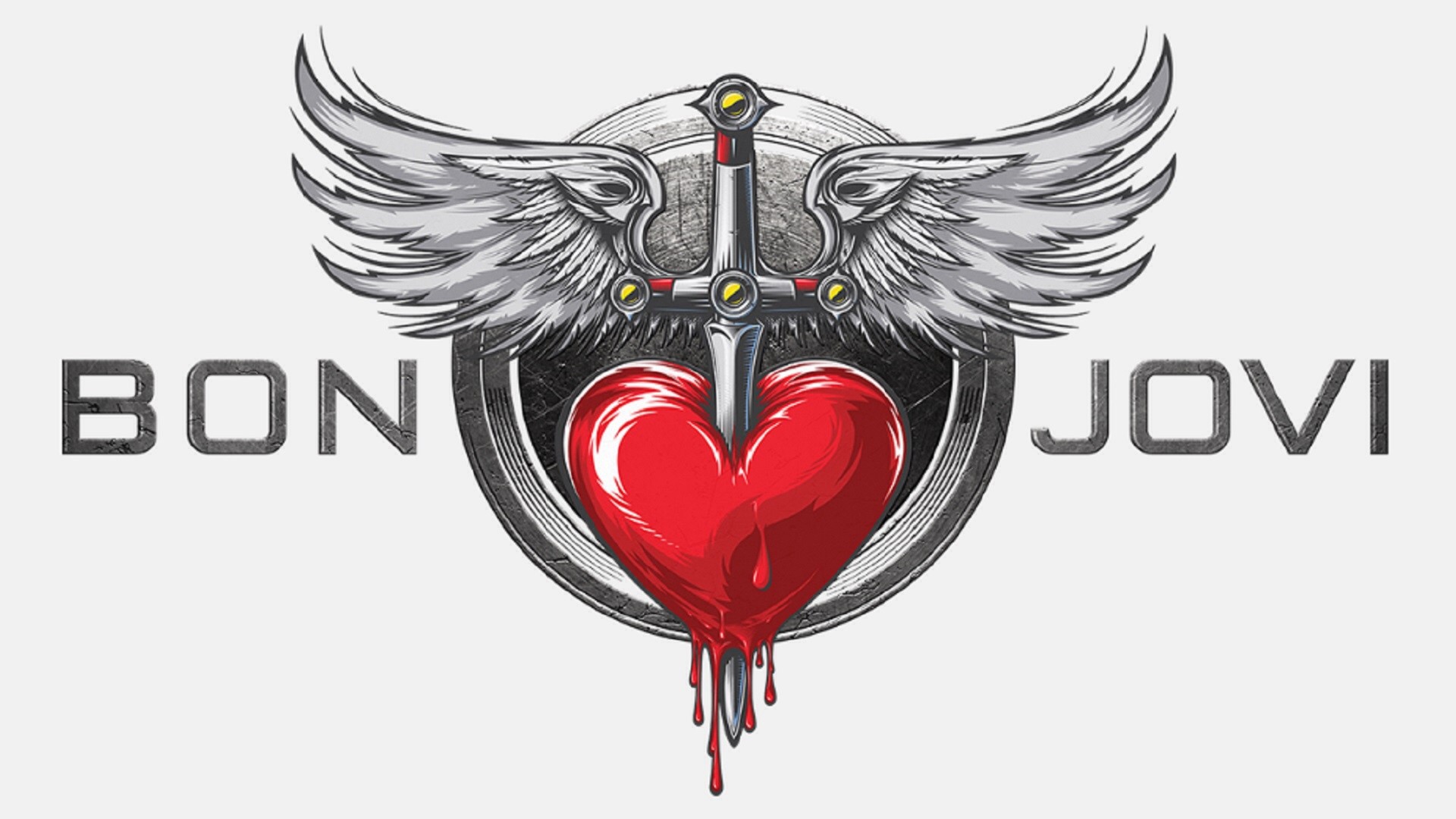 bon bon wallpaper,logo,heart,emblem,wing,illustration