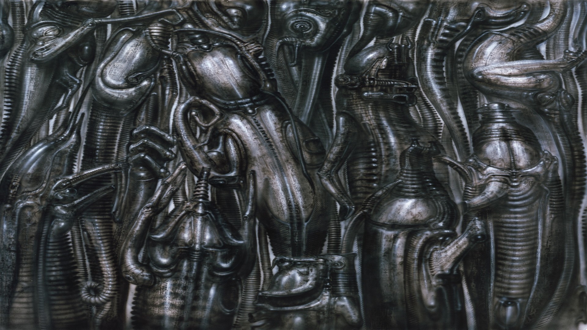 giger wallpaper,relief,art,drawing,stone carving,artwork