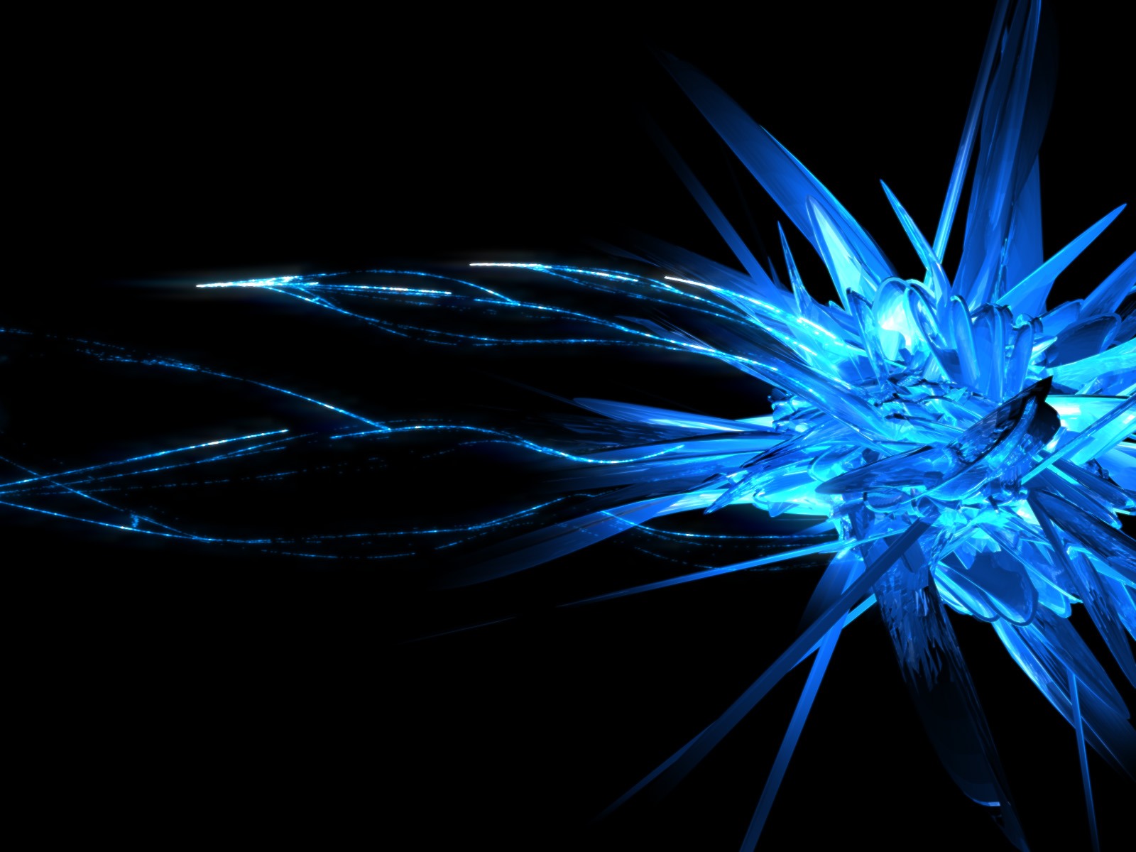 tapete cristal,blau,wasser,elektrisches blau,licht,fraktale kunst