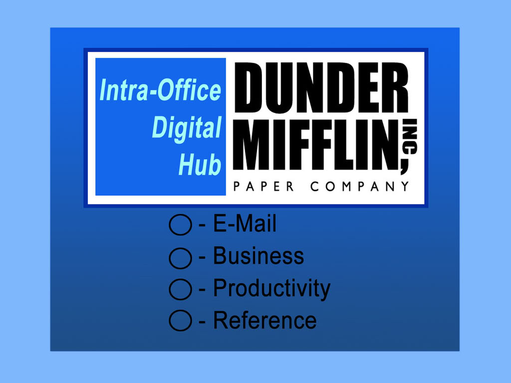 dunder mifflin fondo de pantalla,texto,fuente,azul eléctrico