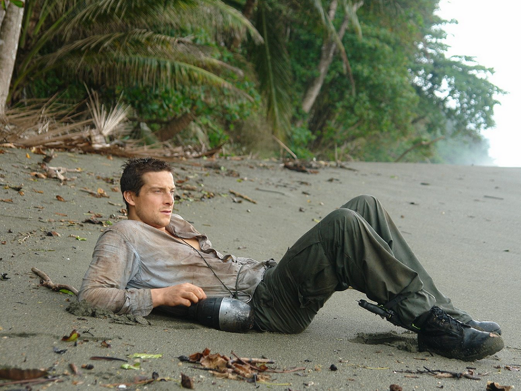 bear grylls wallpaper,sitting,child,adaptation