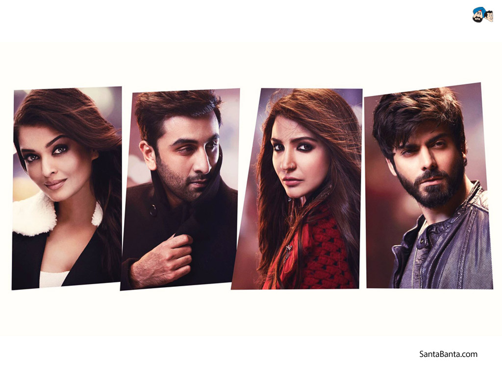 ae dil hai mushkil fond d'écran hd,cheveux,visage,beauté,produit,texte