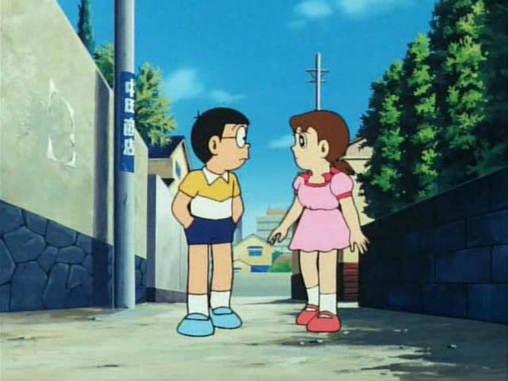 nobita und shizuka hd wallpaper,animierter cartoon,karikatur,animation,anime,spaß