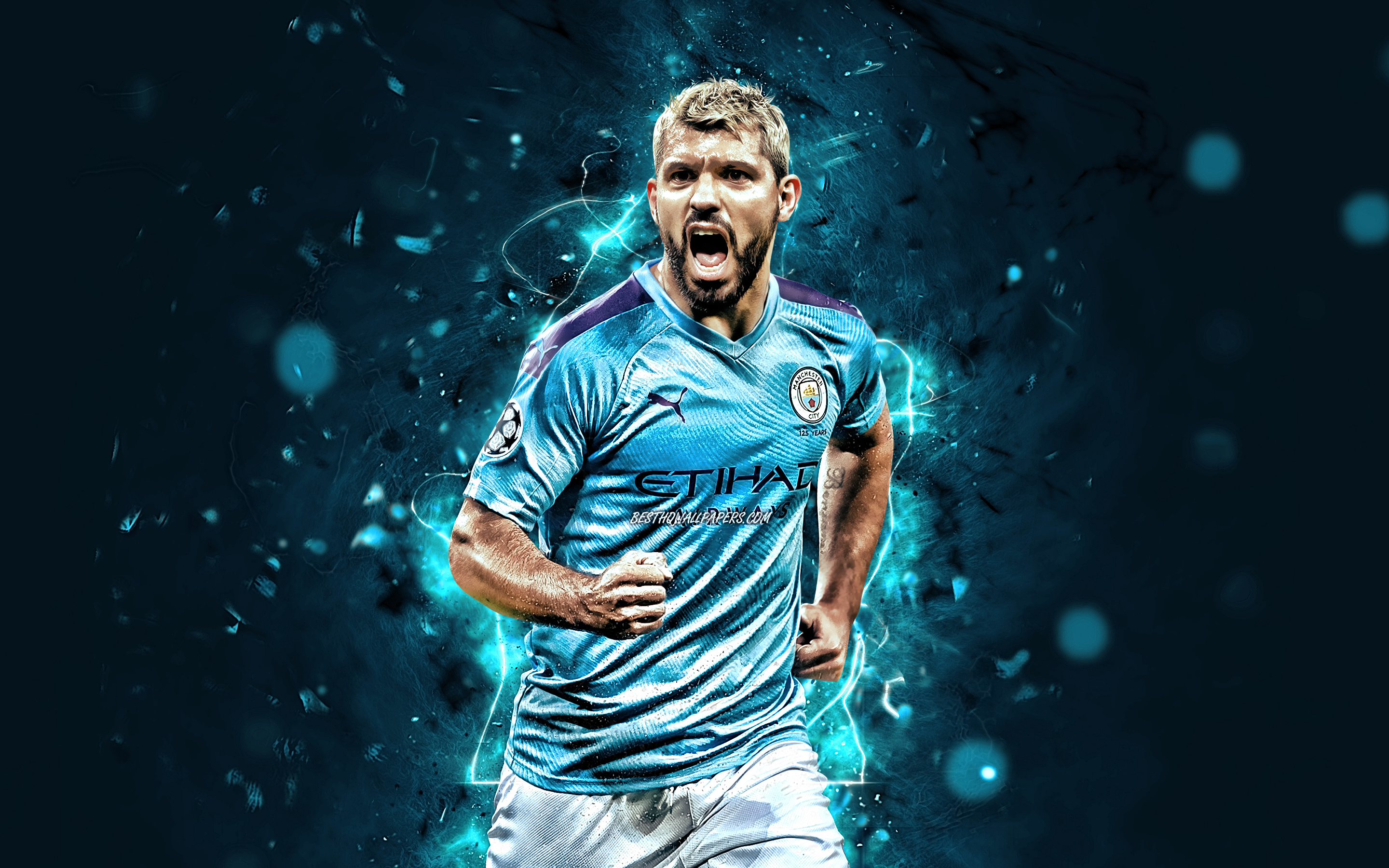 aguero wallpaper,blue,music artist,football player,performance,cool