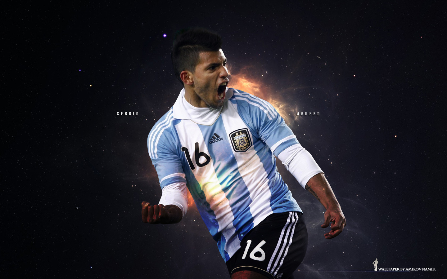 fond d'écran aguero,joueur de football,jersey,tenue de sport,joueur,t shirt