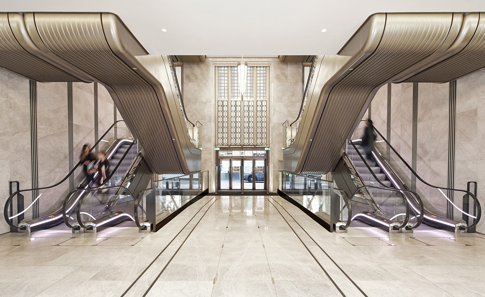 harrods wallpaper,escalera mecánica,vestíbulo,arquitectura,edificio,simetría